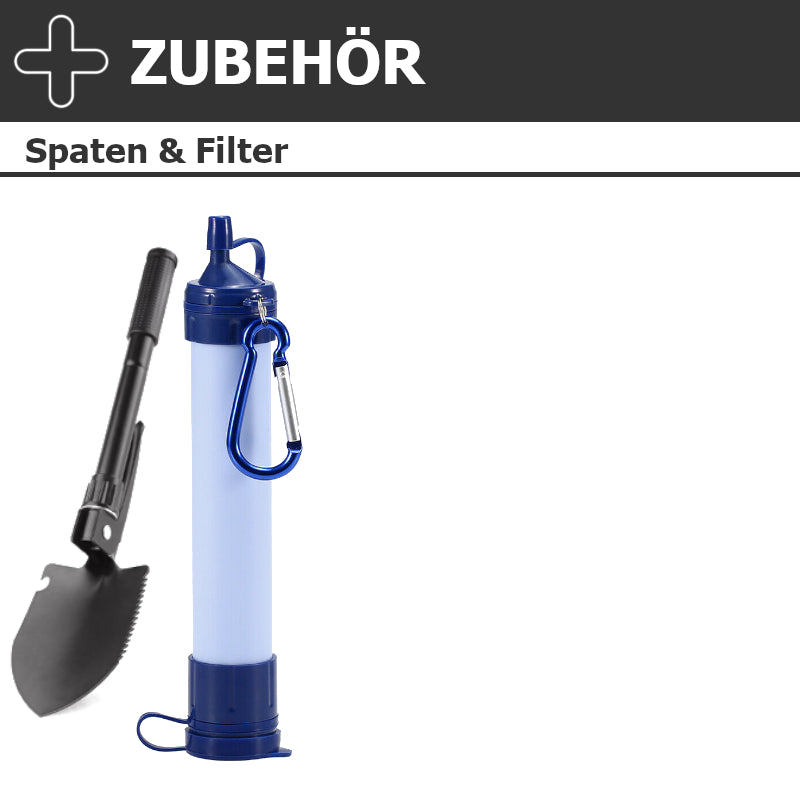 Fluchtrucksack KOMPLETT-40 (Wasserdichter Notfallrucksack)