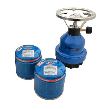Campingkocher-Set (inkl. 4 Gaskartuschen)