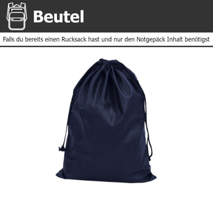 Notgepäck KOMPLETT (Beutel für 1 Person)
